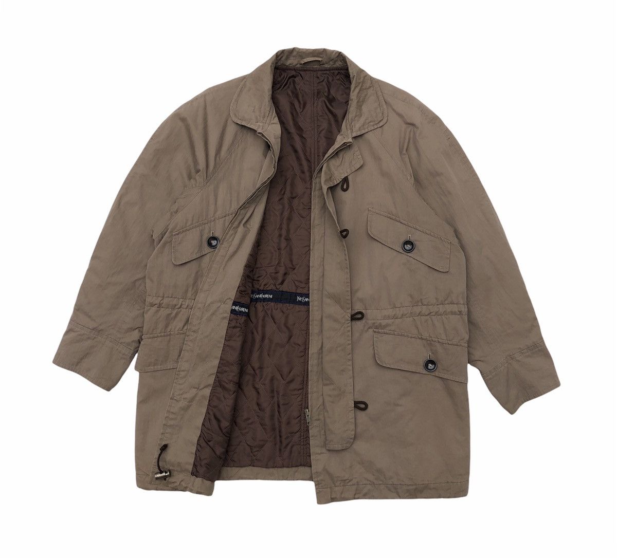 Yves Saint Laurent Vintage Yves Saint Laurent Pour Homme Safari Jacket Size US L / EU 52-54 / 3 - 2 Thumbnail