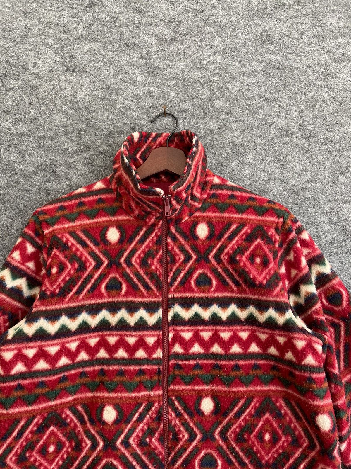 Vintage VINTAGE JAPANESE PRINTED FLEECE JACKET Size US M / EU 48-50 / 2 - 2 Thumbnail