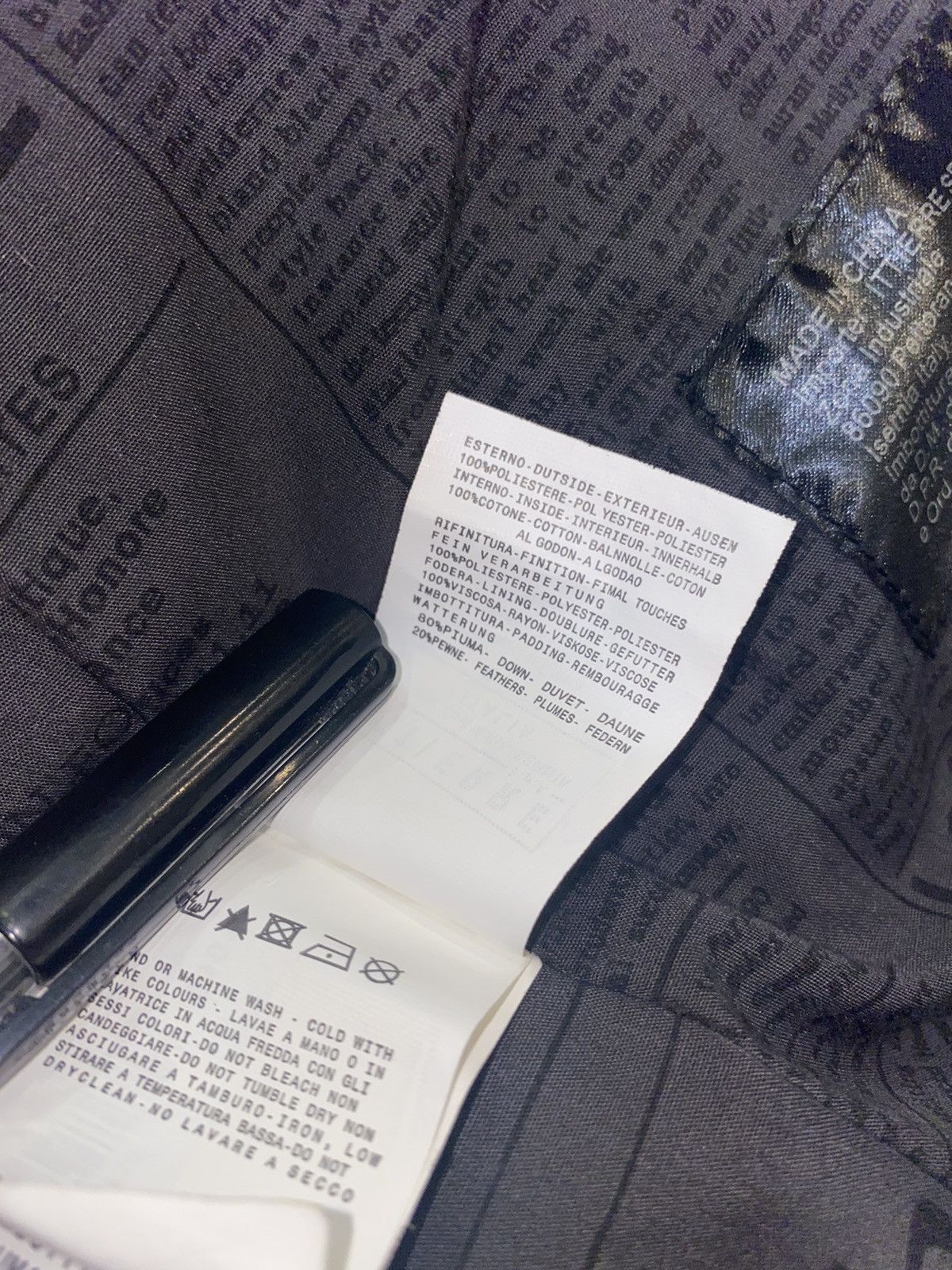 John Galliano Galliano Big Logo Down Puffer Jacket Size US M / EU 48-50 / 2 - 19 Thumbnail