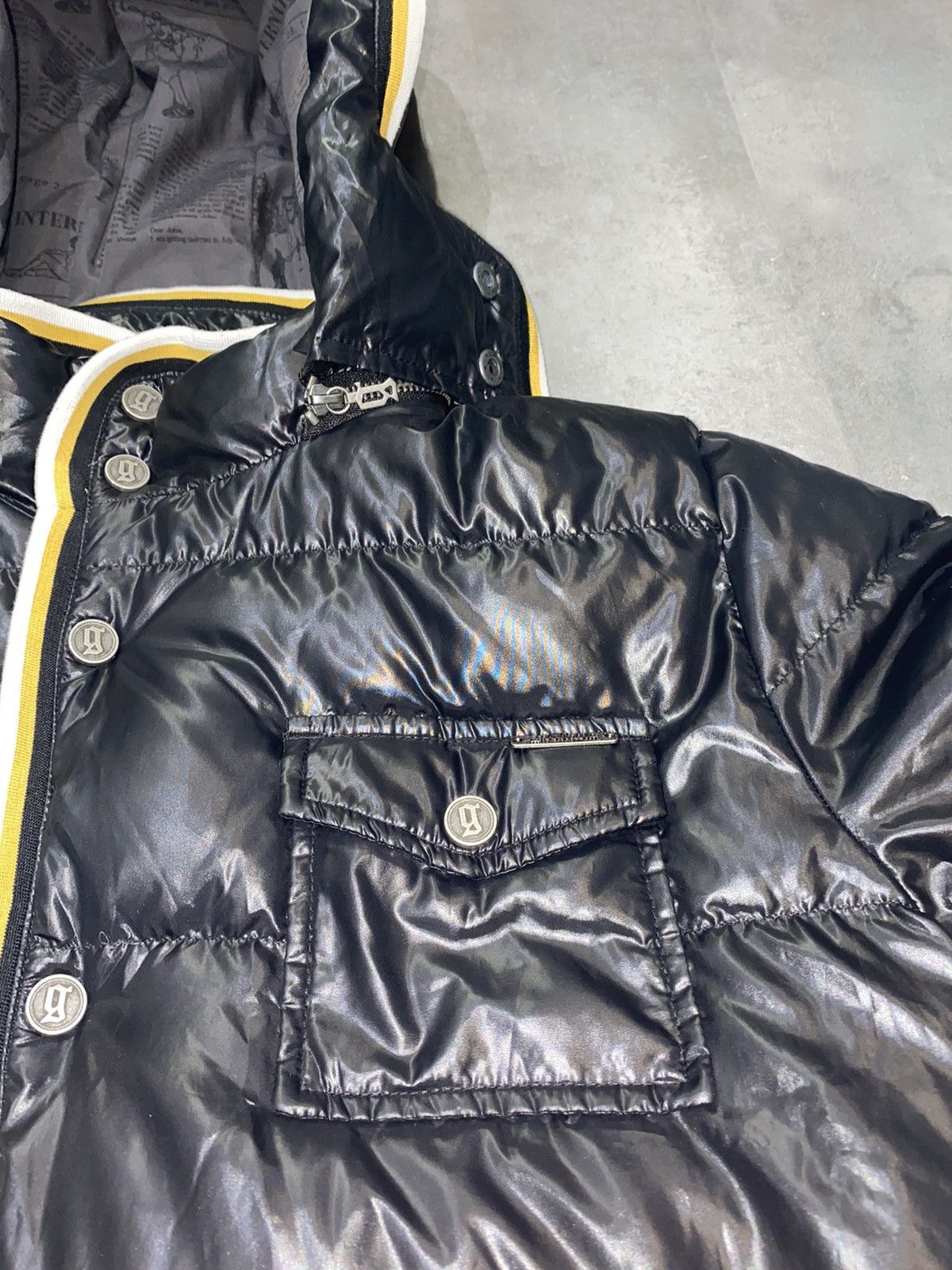 John Galliano Galliano Big Logo Down Puffer Jacket Size US M / EU 48-50 / 2 - 11 Thumbnail
