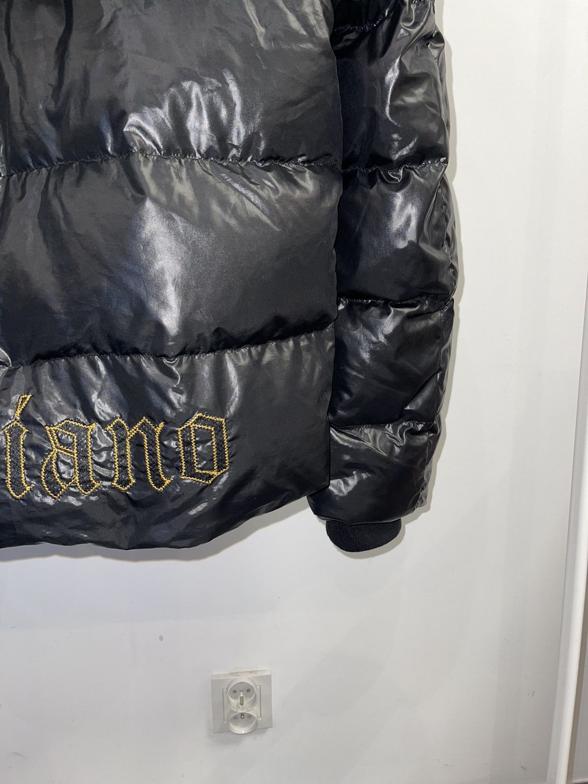 John Galliano Galliano Big Logo Down Puffer Jacket Size US M / EU 48-50 / 2 - 8 Thumbnail