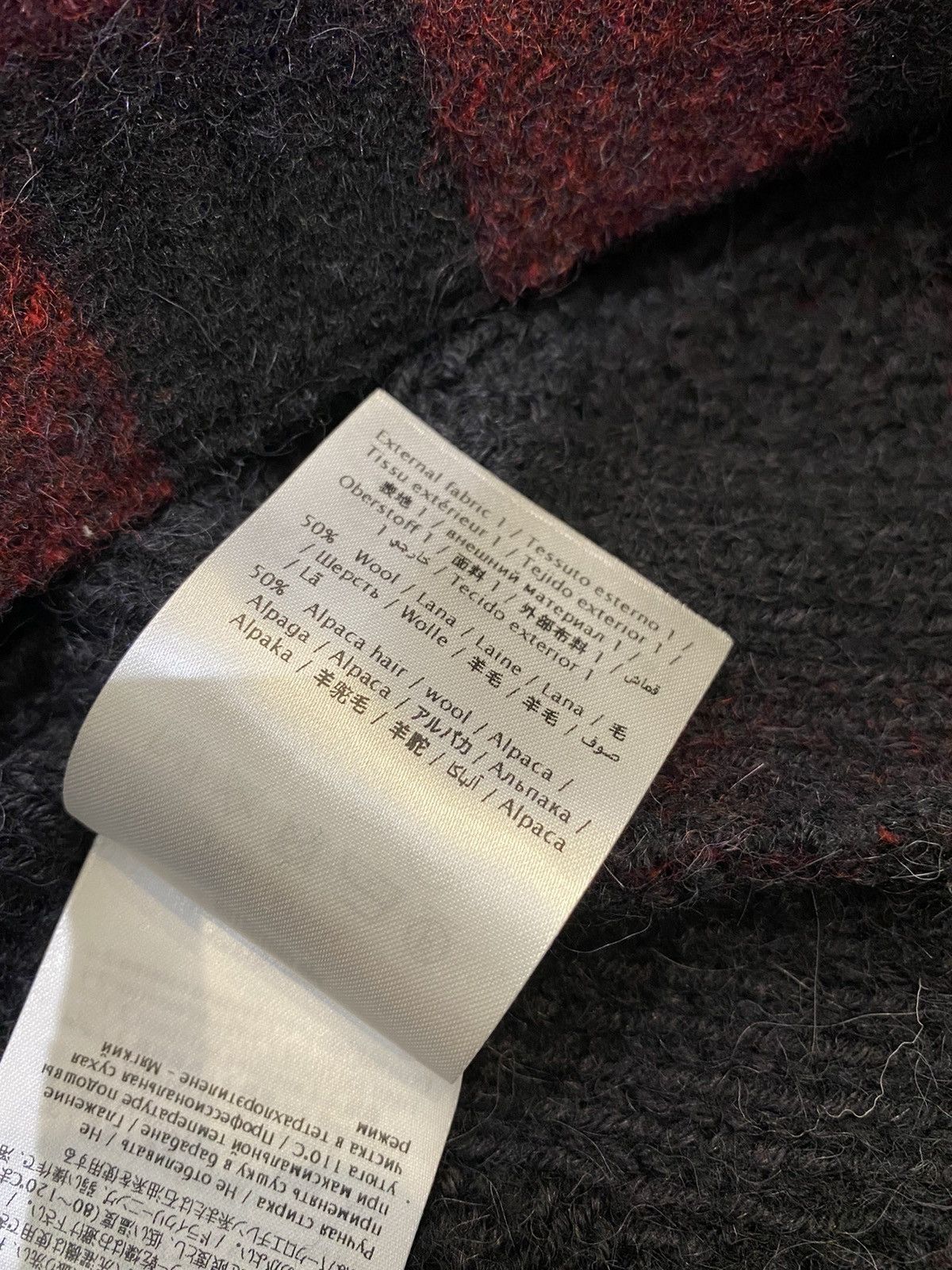 Valentino Valentino Heavy Knit Patchwork Alpaca Wool Sweater Size US L / EU 52-54 / 3 - 15 Thumbnail