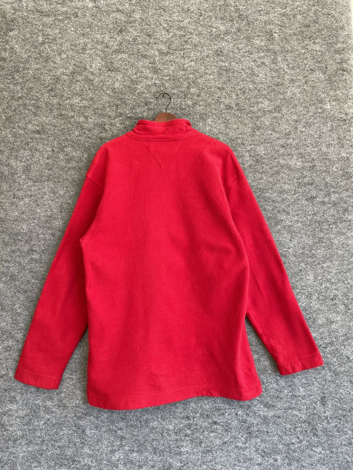 Tommy Hilfiger VINTAGE TOMMY HILFIGER RED FLEECE JACKET Size US XXL / EU 58 / 5 - 3 Thumbnail