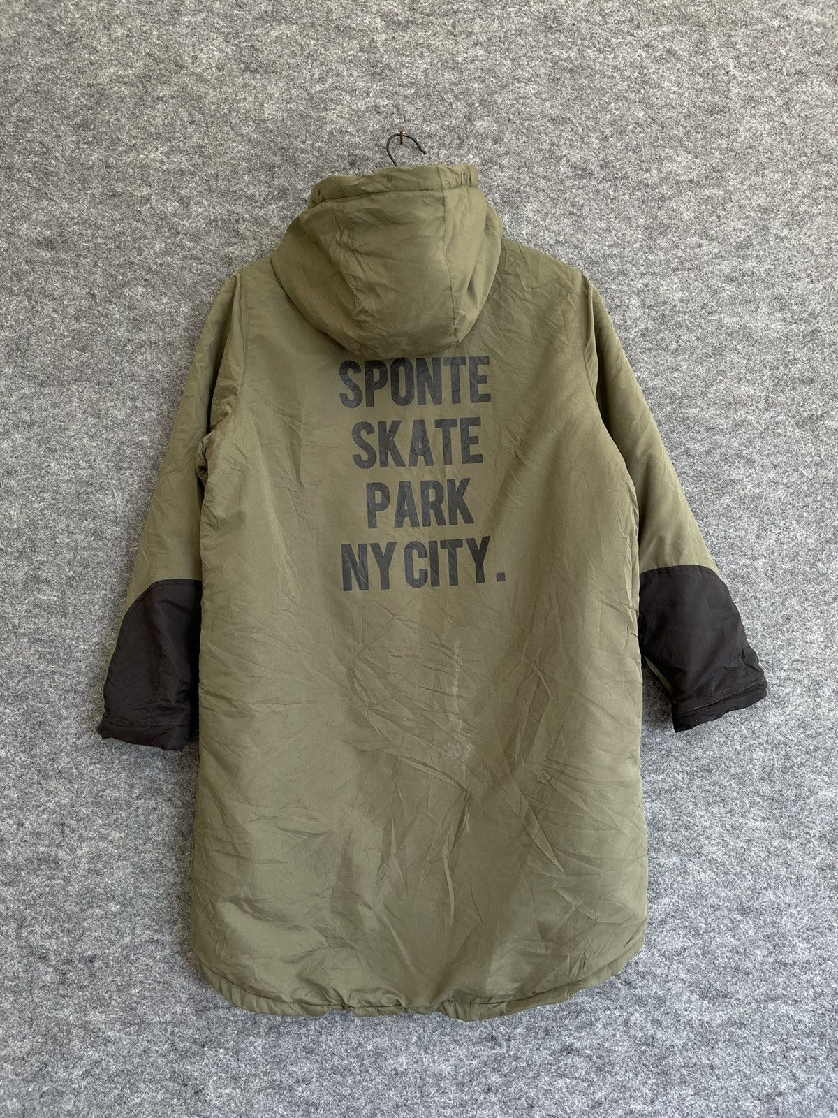 image of Military x Skategang Sponte Skatepark Ny City Parkas in Army, Men's (Size XS)