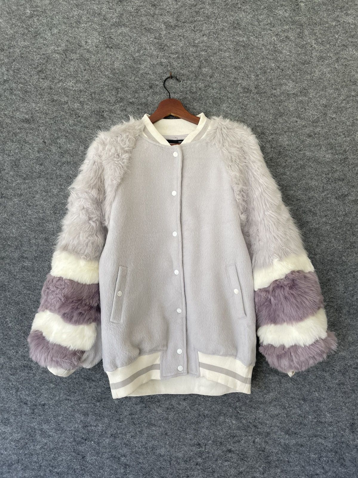 Japanese Brand ONE SPO FUR VARSITY JACKET Size US M / EU 48-50 / 2 - 1 Thumbnail