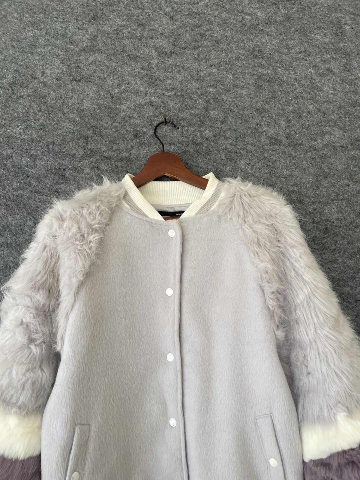 Japanese Brand ONE SPO FUR VARSITY JACKET Size US M / EU 48-50 / 2 - 2 Thumbnail