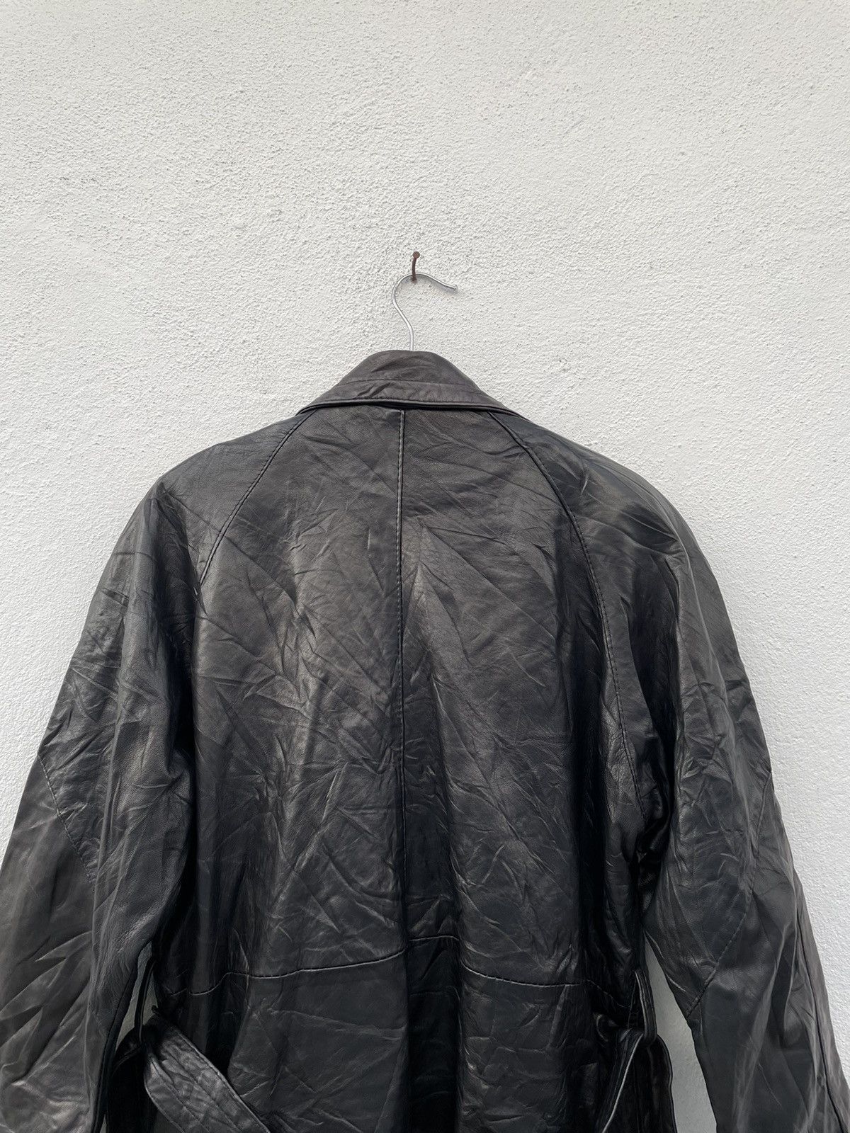 Leather Gossip Made In U.K Trench Leather Jacket Size US S / EU 44-46 / 1 - 7 Thumbnail