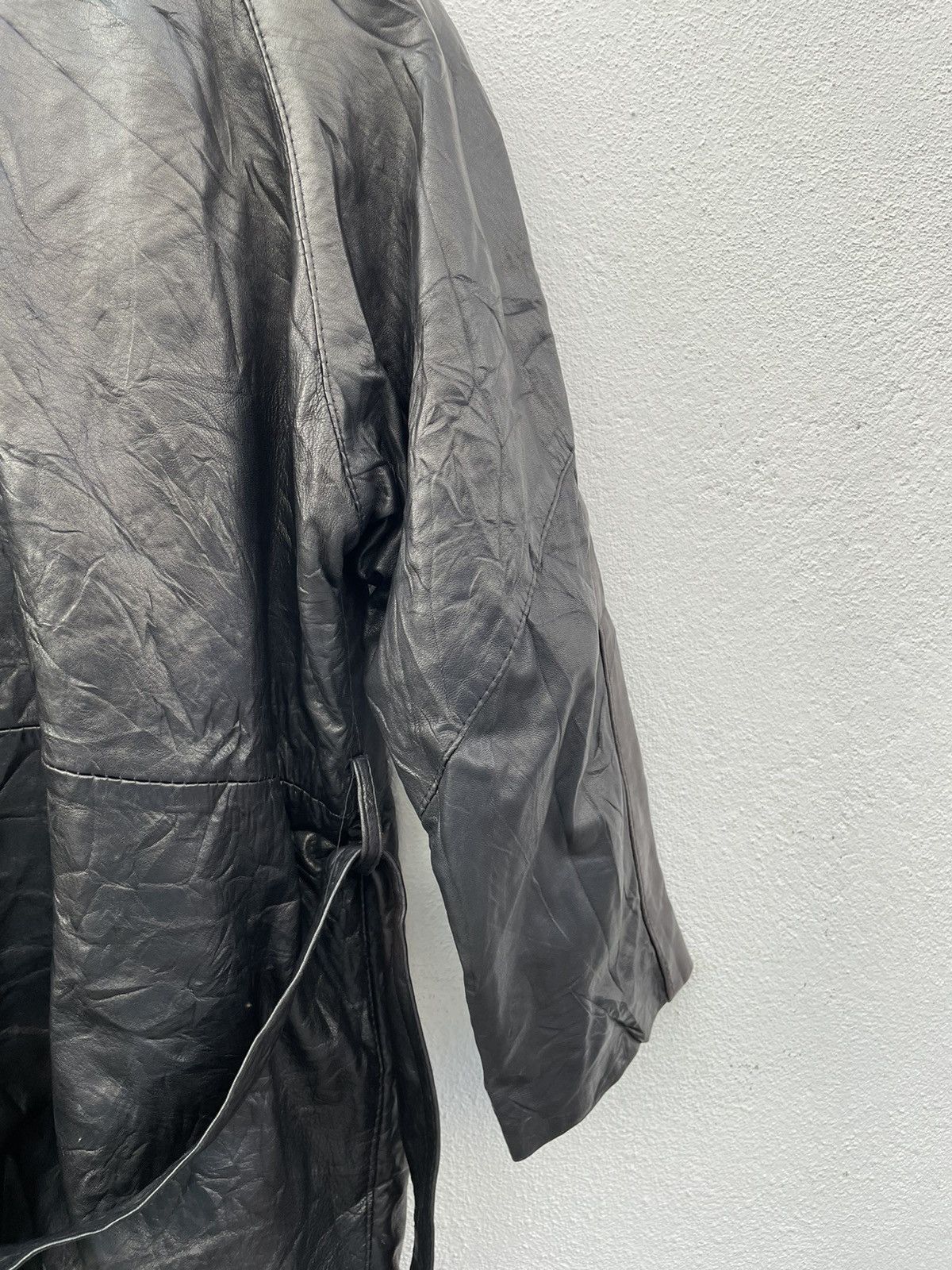 Leather Gossip Made In U.K Trench Leather Jacket Size US S / EU 44-46 / 1 - 10 Thumbnail