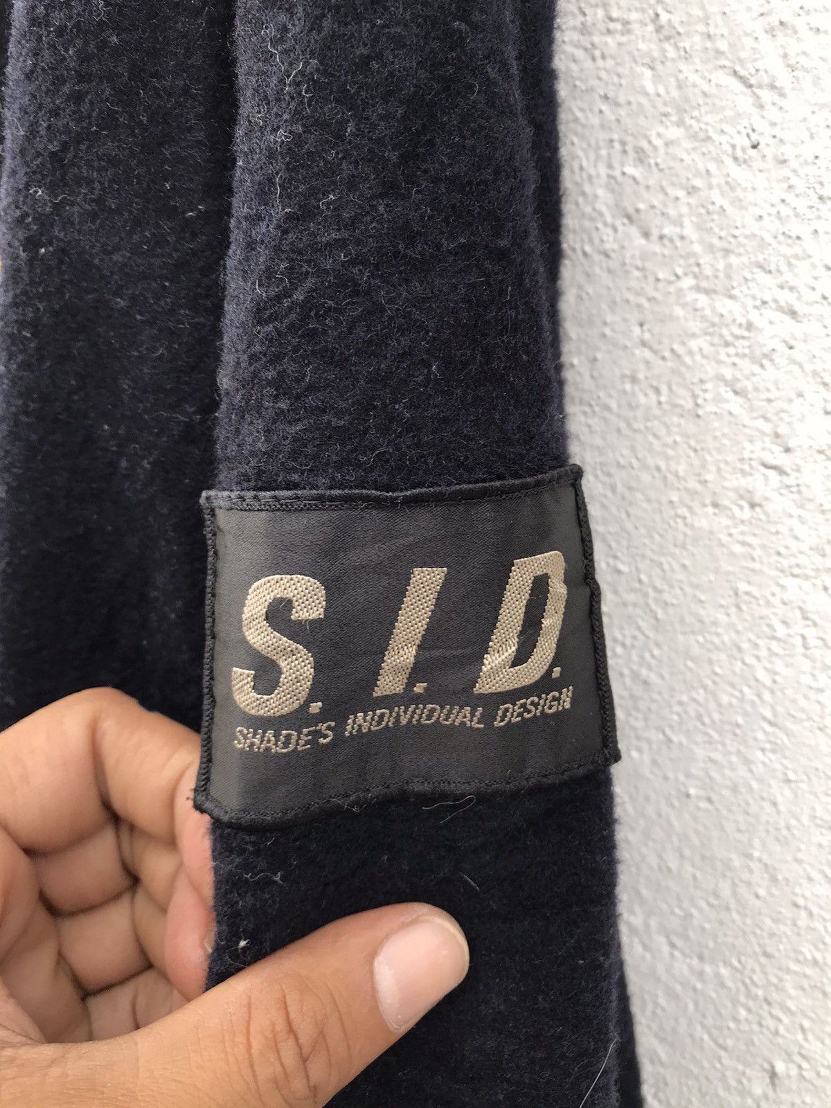 Designer × Japanese Brand Vintage 80s Shade’s Individual Design Big Logo Wool Jackets Size US L / EU 52-54 / 3 - 6 Thumbnail