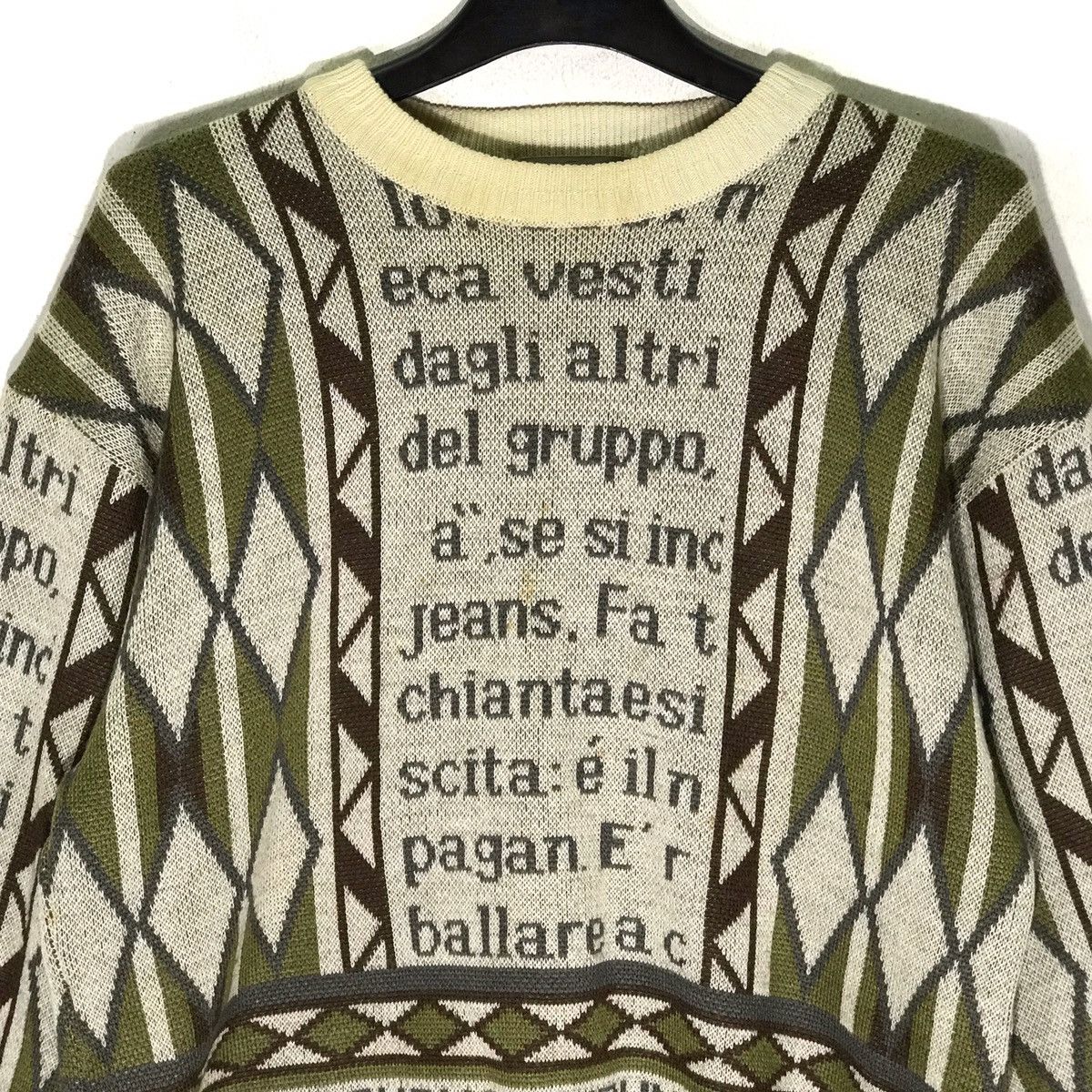 Joseph × Vintage Vintage Joseph Myerchin Art Design Knit Sweater Size US L / EU 52-54 / 3 - 2 Thumbnail