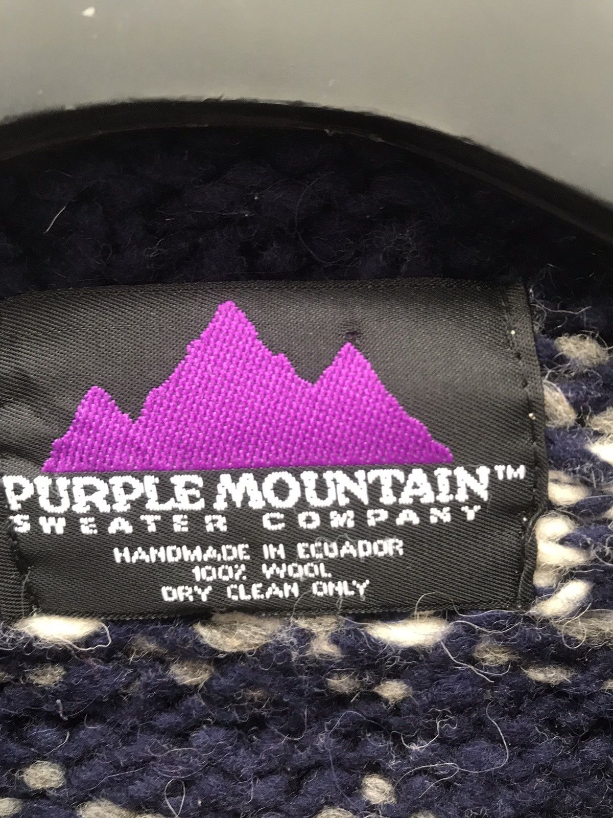 Native × Vintage Vintage Purple Mountain Native Wool Knit Sweater Size US S / EU 44-46 / 1 - 5 Thumbnail