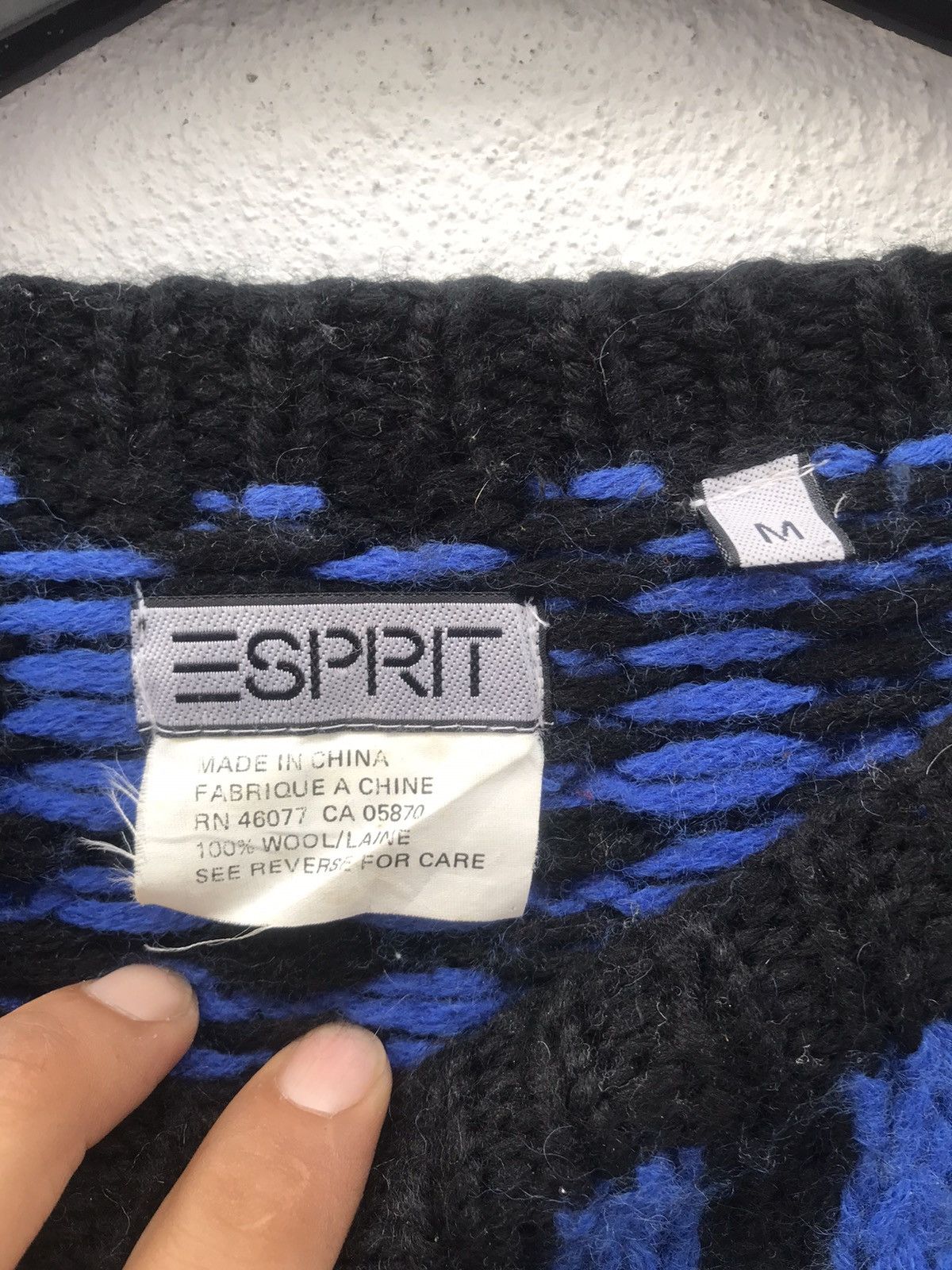 Esprit Vintage Espirit Striped Wool Knit Sweater Size US M / EU 48-50 / 2 - 4 Thumbnail
