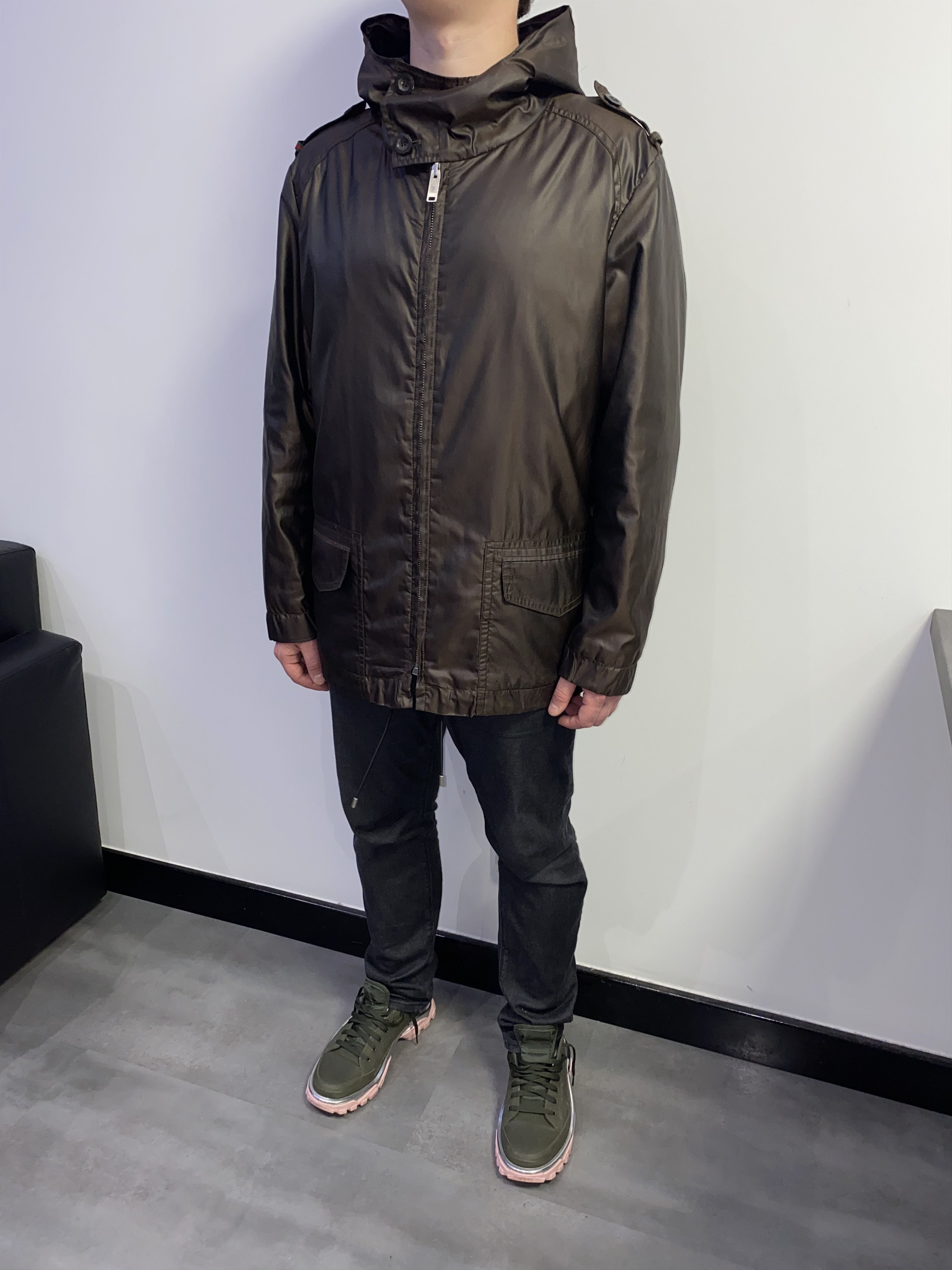 Gucci Tom Ford Era Gucci Transfuse Brown Military Techical Parka Size US M / EU 48-50 / 2 - 1 Thumbnail