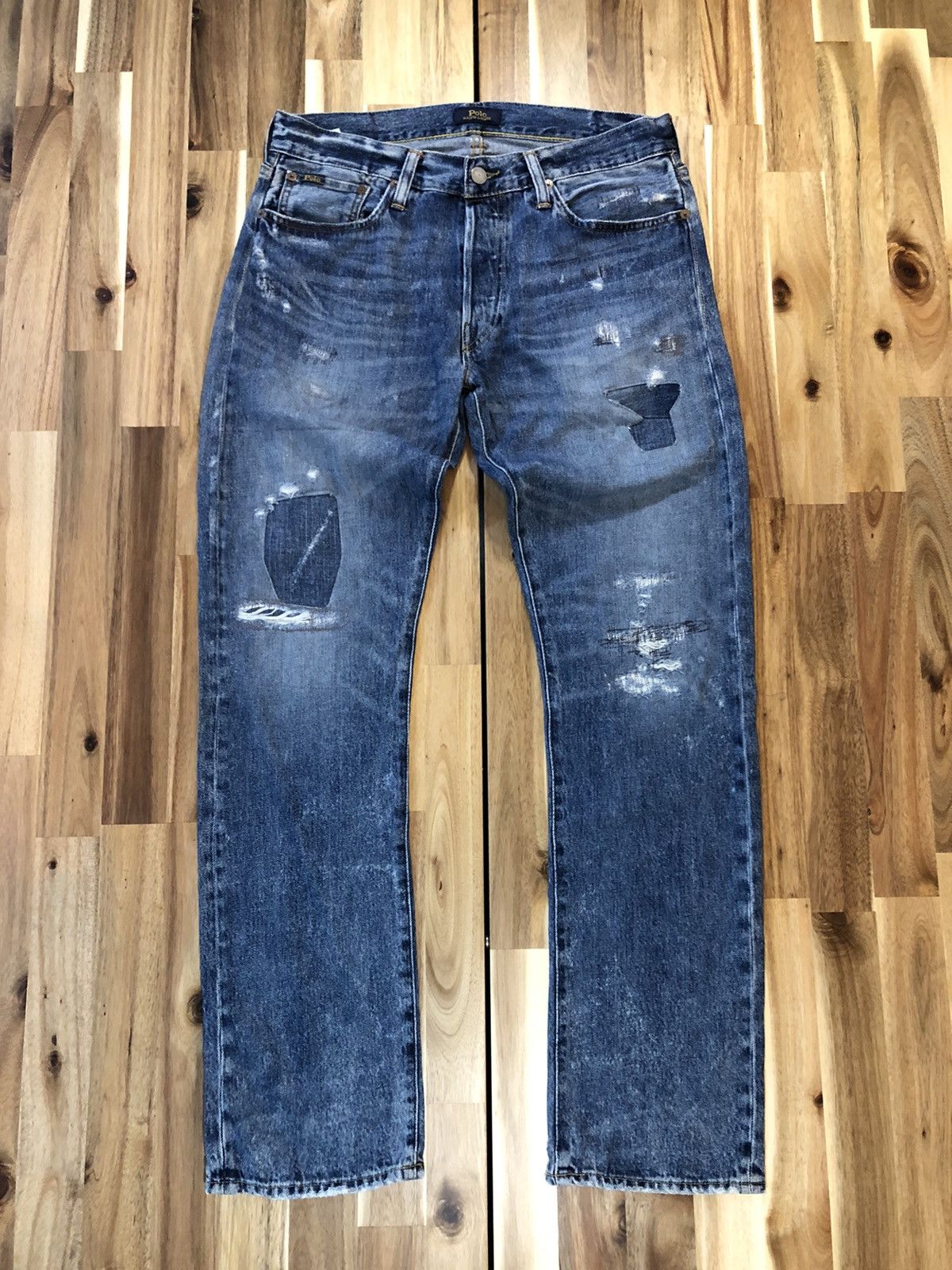 Polo Ralph Lauren Distressed Design Denim Jeans