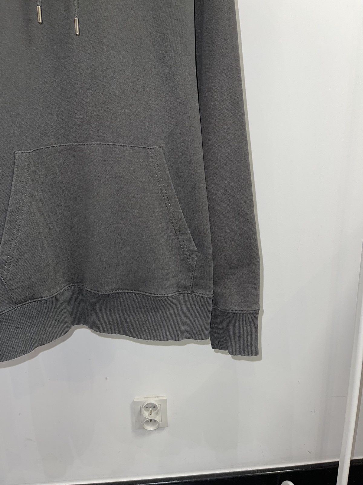 Helmut Lang Limited Edition! Helmut Lang Big Logo Washed Gray Hoodie Size US M / EU 48-50 / 2 - 7 Thumbnail