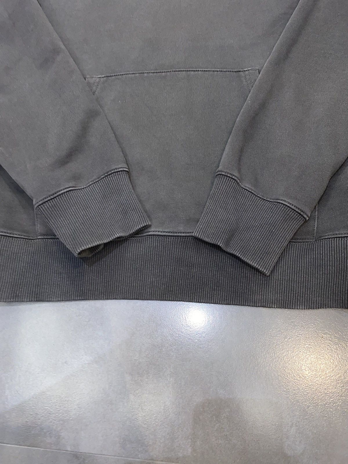 Helmut Lang Limited Edition! Helmut Lang Big Logo Washed Gray Hoodie Size US M / EU 48-50 / 2 - 11 Thumbnail
