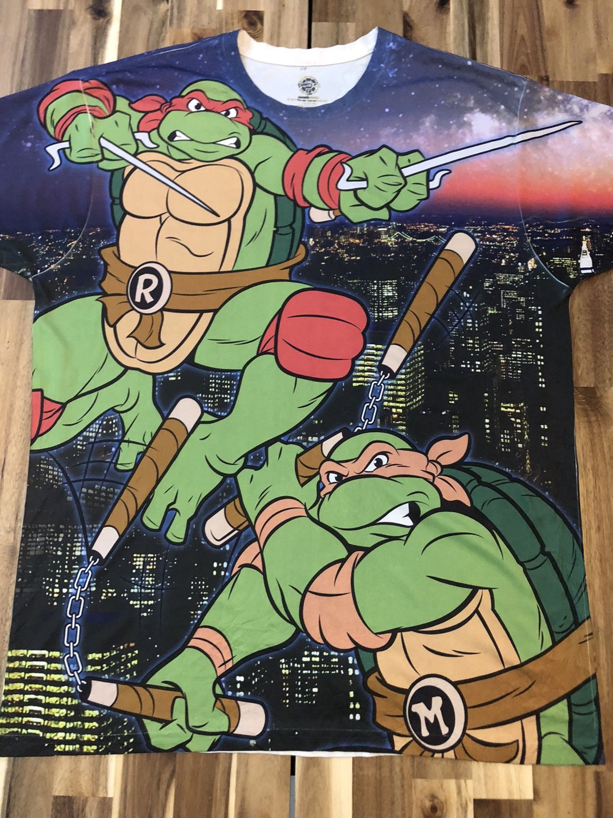 Cartoon Network Ninja Turtles Full Print Shirts Size US XL / EU 56 / 4 - 3 Thumbnail