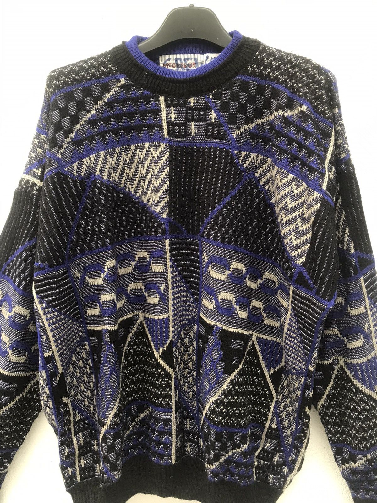 McGregor × Vintage Vintage Mcgregor Knit Art Design Knit Pullover Size US L / EU 52-54 / 3 - 2 Thumbnail