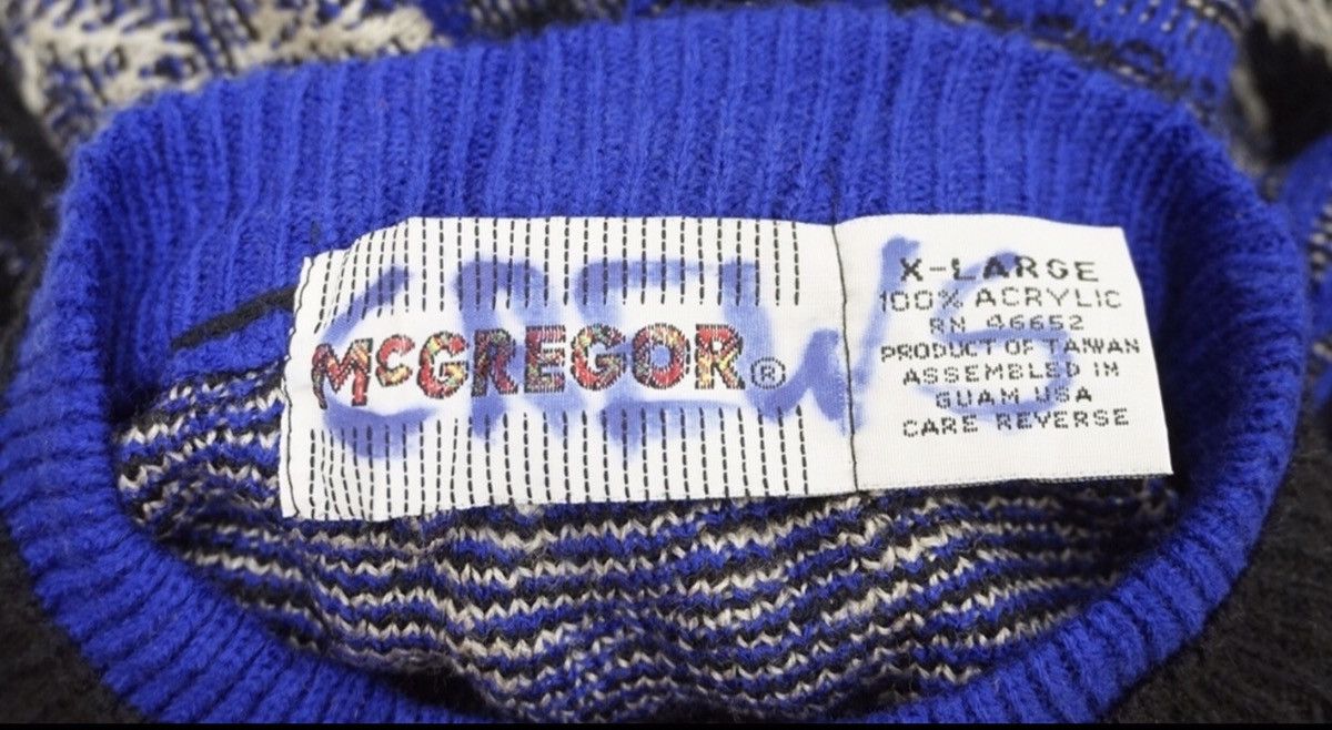 McGregor × Vintage Vintage Mcgregor Knit Art Design Knit Pullover Size US L / EU 52-54 / 3 - 7 Thumbnail