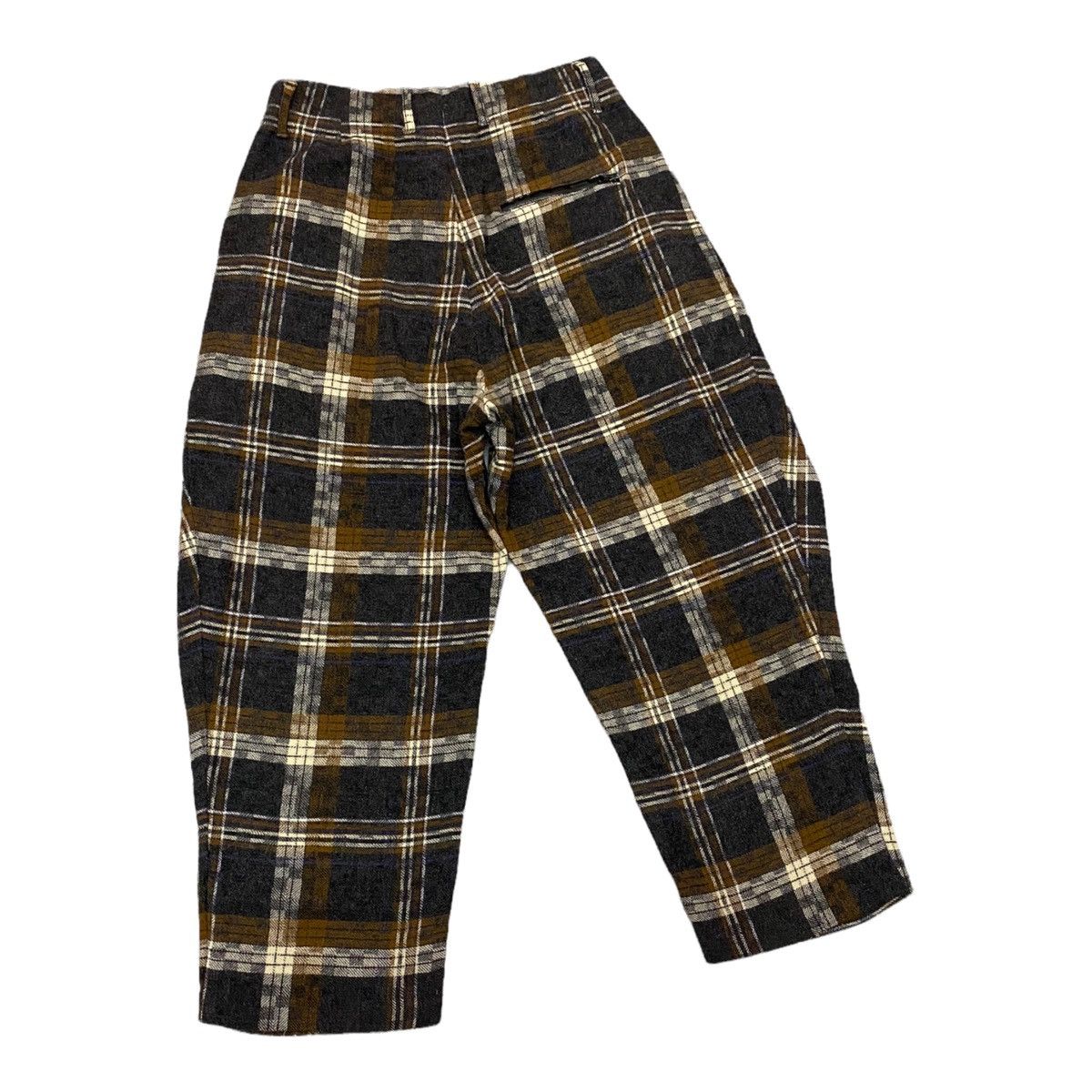 ANREALAGE 🔥ANREALAGE🇯🇵CHECKED KAPITAL STYLE BAGGY TROUSERS PANTS Size US 30 / EU 46 - 4 Thumbnail