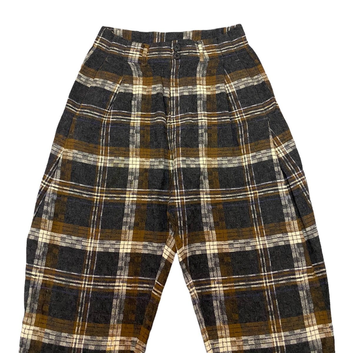 ANREALAGE 🔥ANREALAGE🇯🇵CHECKED KAPITAL STYLE BAGGY TROUSERS PANTS Size US 30 / EU 46 - 5 Thumbnail