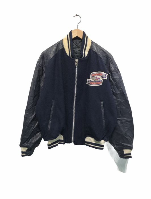 Vintage Sagawa Express Big Logo Varsity Jacket | Grailed