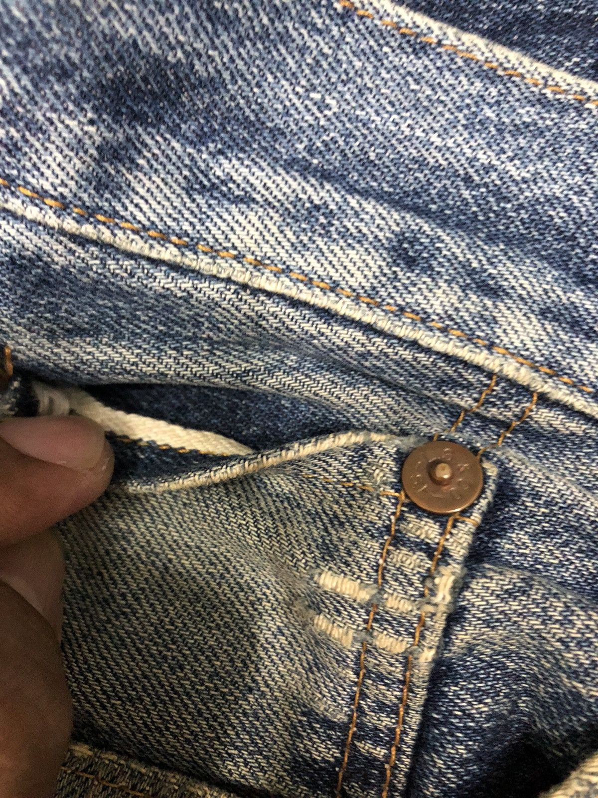 Levi's Levis 501XXc Big E Selvedge Button 555 Denim Size US 31 - 9 Thumbnail