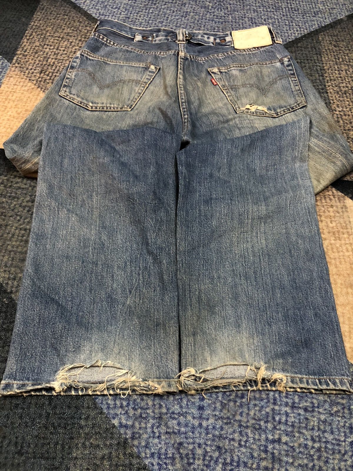 Levi's Levis 501XXc Big E Selvedge Button 555 Denim Size US 31 - 13 Thumbnail