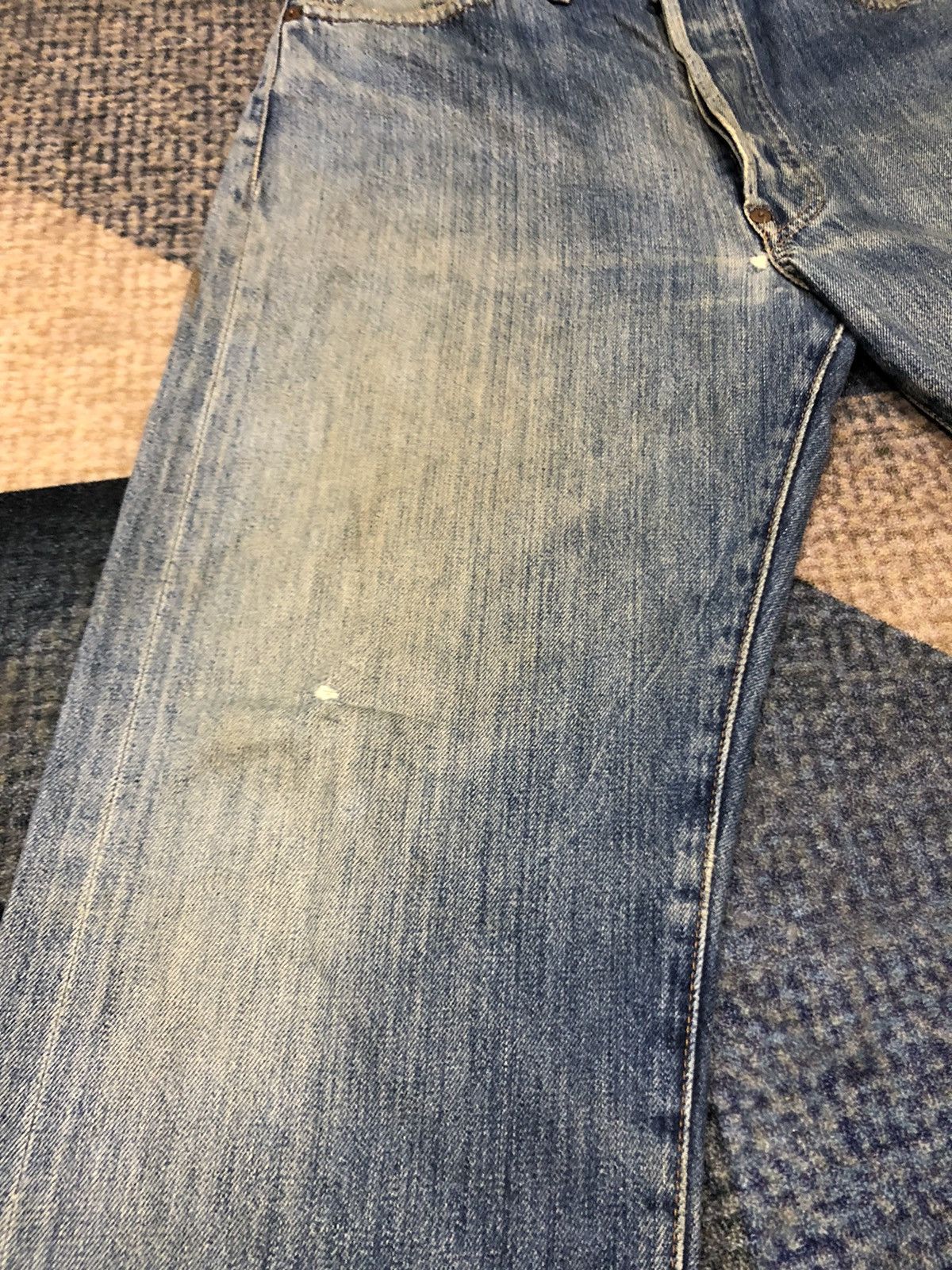 Levi's Levis 501XXc Big E Selvedge Button 555 Denim Size US 31 - 4 Thumbnail