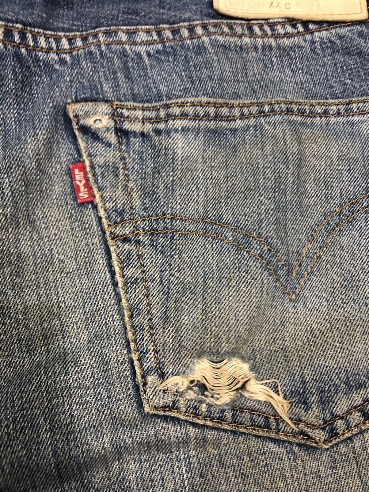 Levi's Levis 501XXc Big E Selvedge Button 555 Denim Size US 31 - 12 Thumbnail