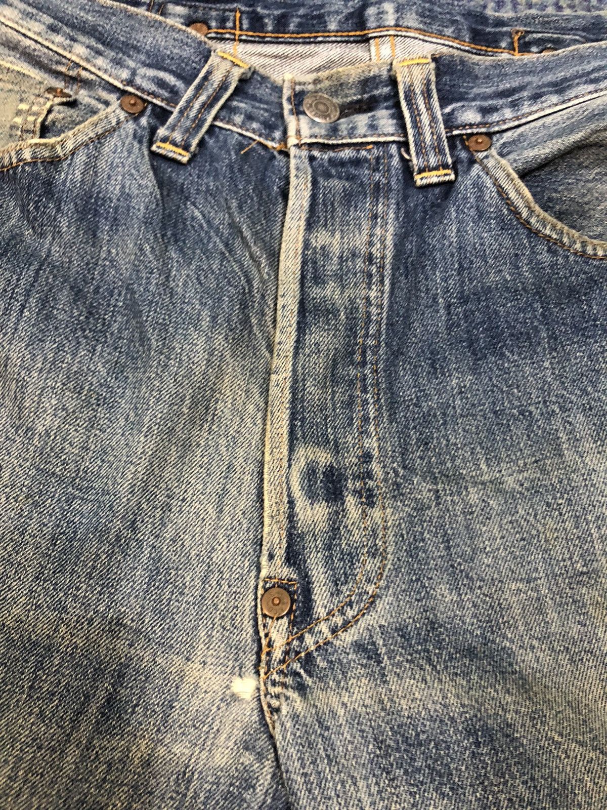 Levi's Levis 501XXc Big E Selvedge Button 555 Denim Size US 31 - 6 Thumbnail