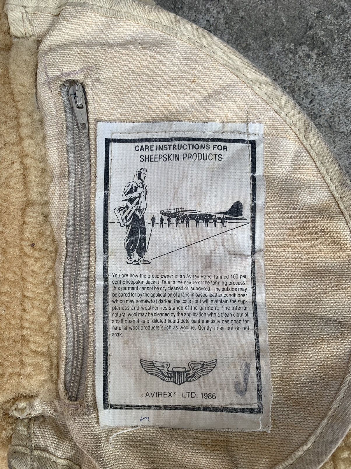 Avirex 1980s Avirex Type B-3 Sheepskin Jacket Size US S / EU 44-46 / 1 - 21 Thumbnail
