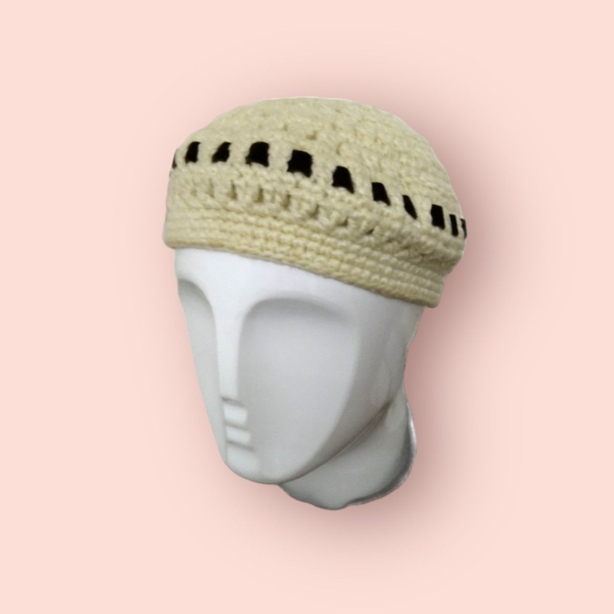 Aran Isles Knitwear × Homespun Knitwear RARE HANDMADE KNITTED BERET /BEANIE Size ONE SIZE - 6 Thumbnail