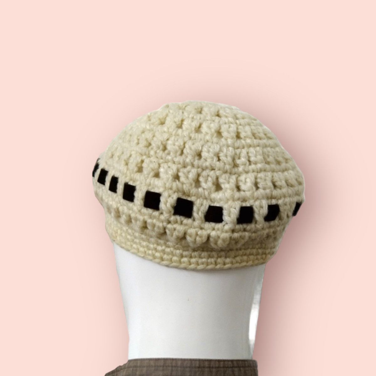 Aran Isles Knitwear × Homespun Knitwear RARE HANDMADE KNITTED BERET /BEANIE Size ONE SIZE - 11 Thumbnail
