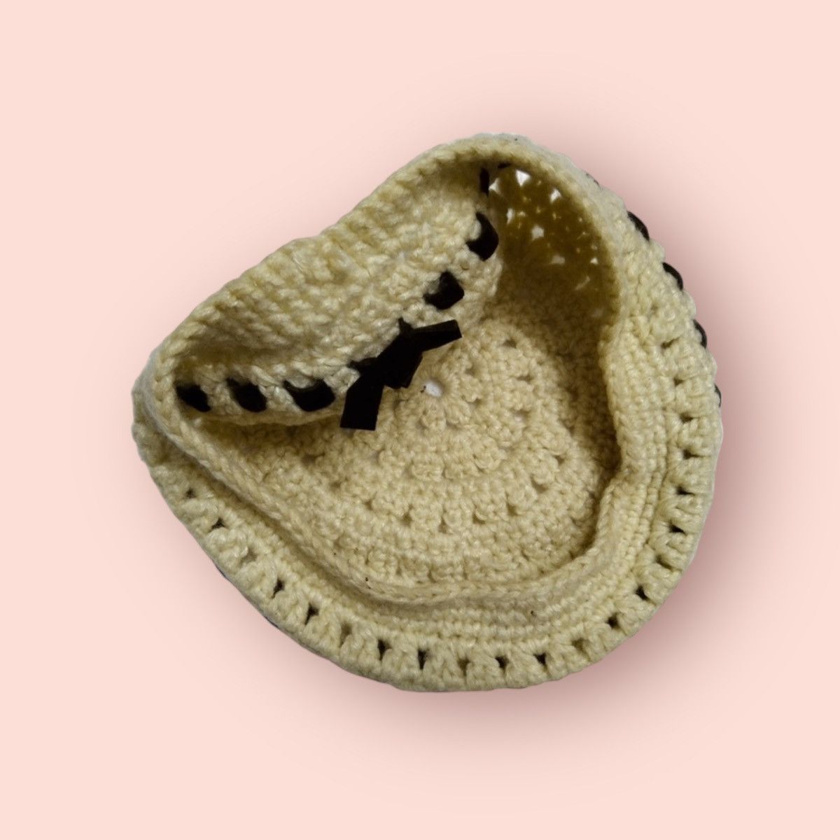 Aran Isles Knitwear × Homespun Knitwear RARE HANDMADE KNITTED BERET /BEANIE Size ONE SIZE - 15 Thumbnail