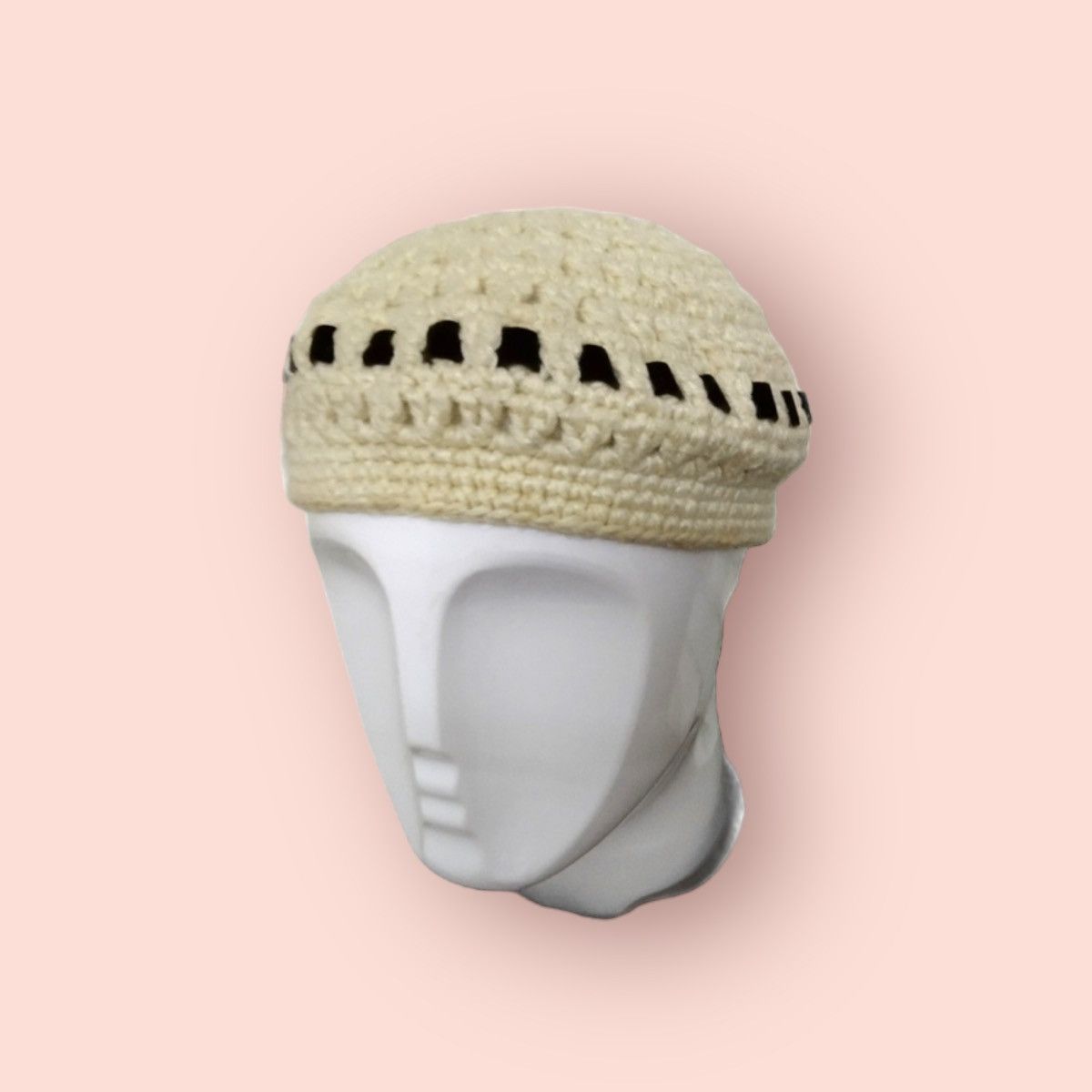 Aran Isles Knitwear × Homespun Knitwear RARE HANDMADE KNITTED BERET /BEANIE Size ONE SIZE - 8 Thumbnail