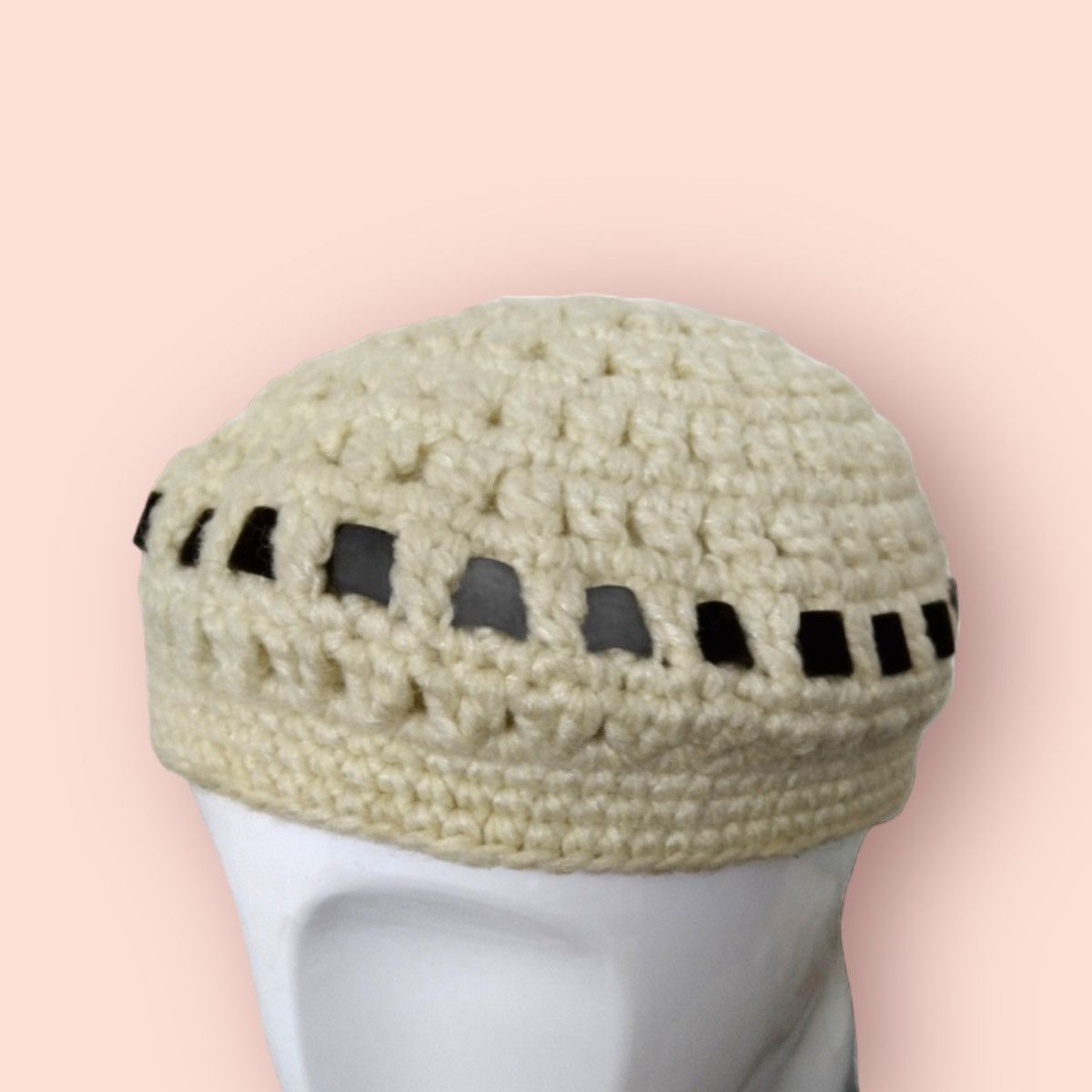 Aran Isles Knitwear × Homespun Knitwear RARE HANDMADE KNITTED BERET /BEANIE Size ONE SIZE - 9 Thumbnail