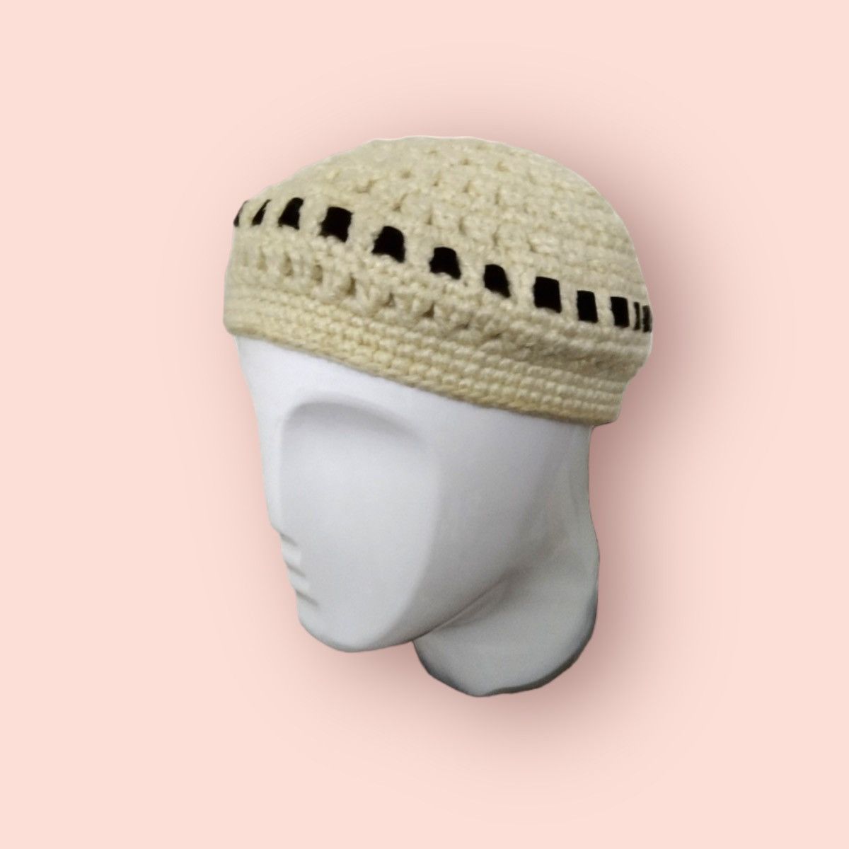 Aran Isles Knitwear × Homespun Knitwear RARE HANDMADE KNITTED BERET /BEANIE Size ONE SIZE - 5 Thumbnail