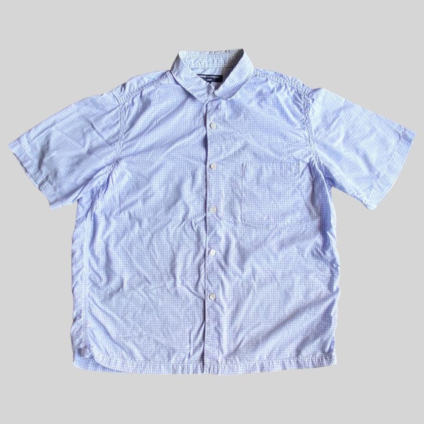 Comme des Garcons Comme Des Garcons Homme Blue Plaid Shirt Size US S / EU 44-46 / 1 - 1 Thumbnail