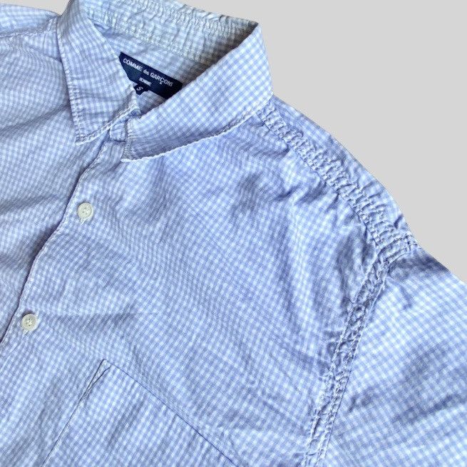 Comme des Garcons Comme Des Garcons Homme Blue Plaid Shirt Size US S / EU 44-46 / 1 - 4 Thumbnail