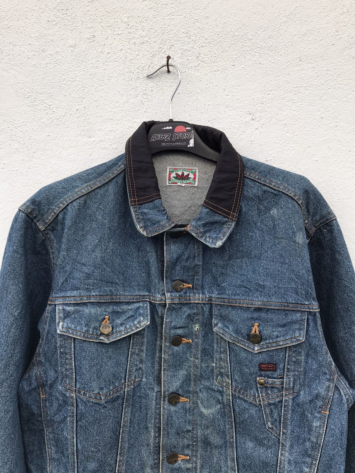 Vintage Made in Japan Fiorucci Safety Jeans Denim Jacket Grailed