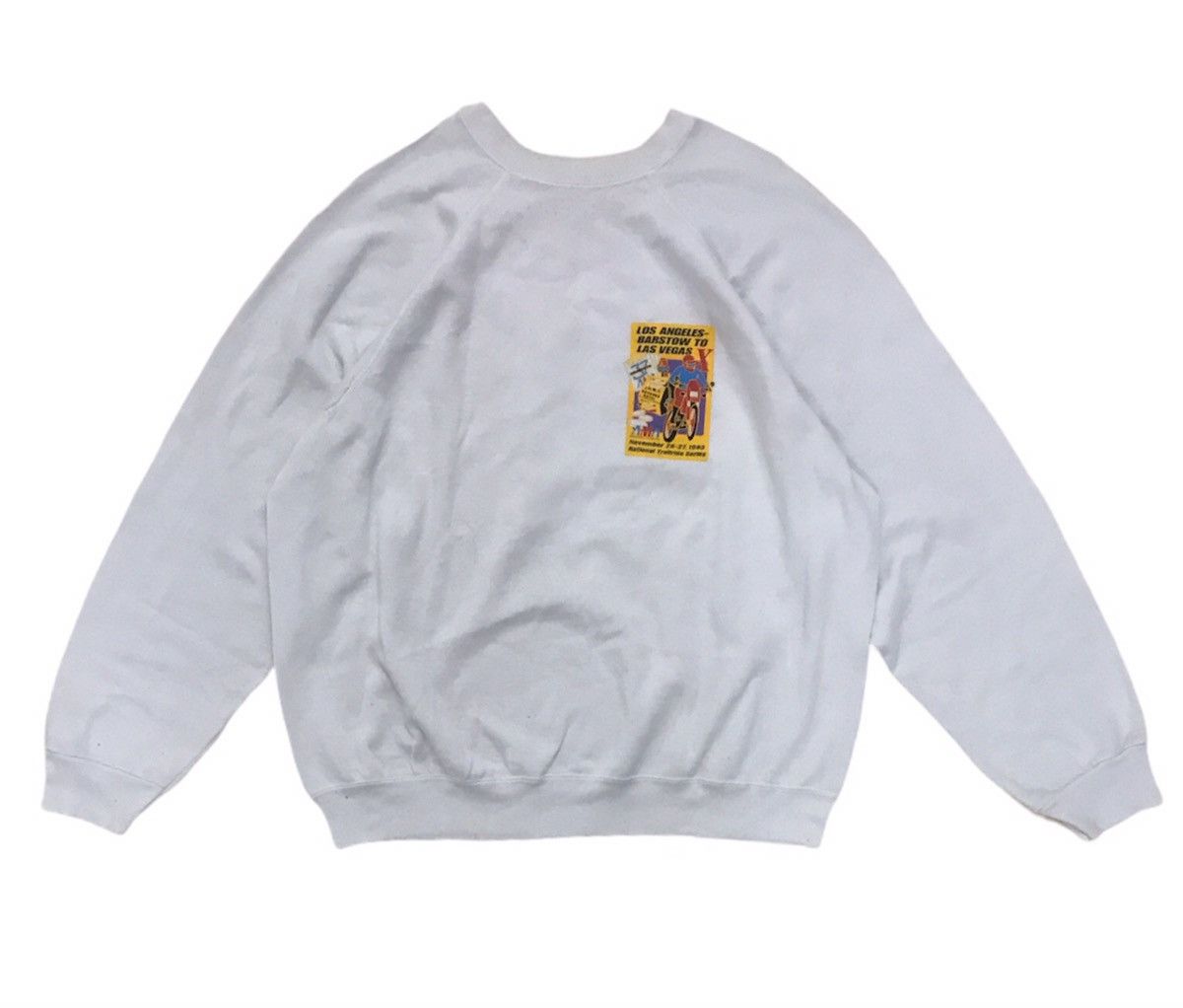 Tultex Vintage American Motorcycle 1993 LA Las Vegas Barstow Size US XL / EU 56 / 4 - 4 Thumbnail