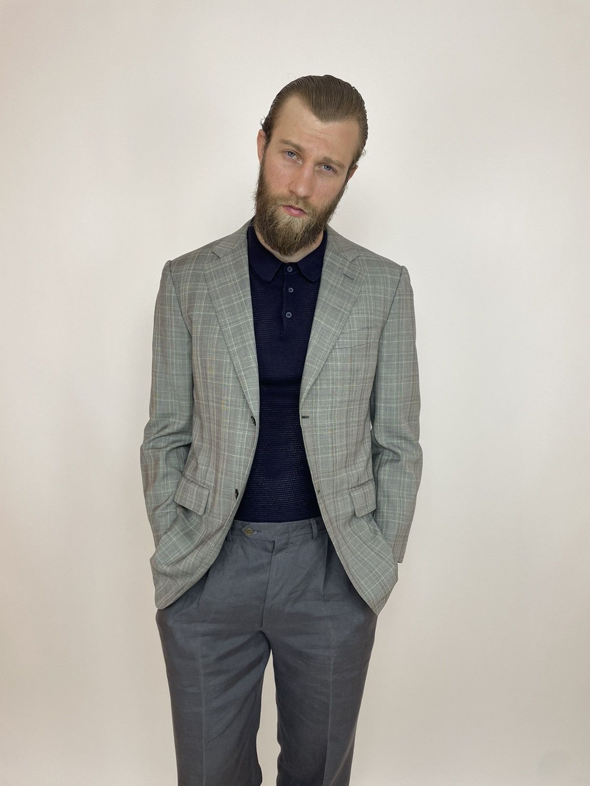 Suitsupply SUITSUPPLY Mens Blazer super 130's Wool size 50 Size 50R - 5 Thumbnail