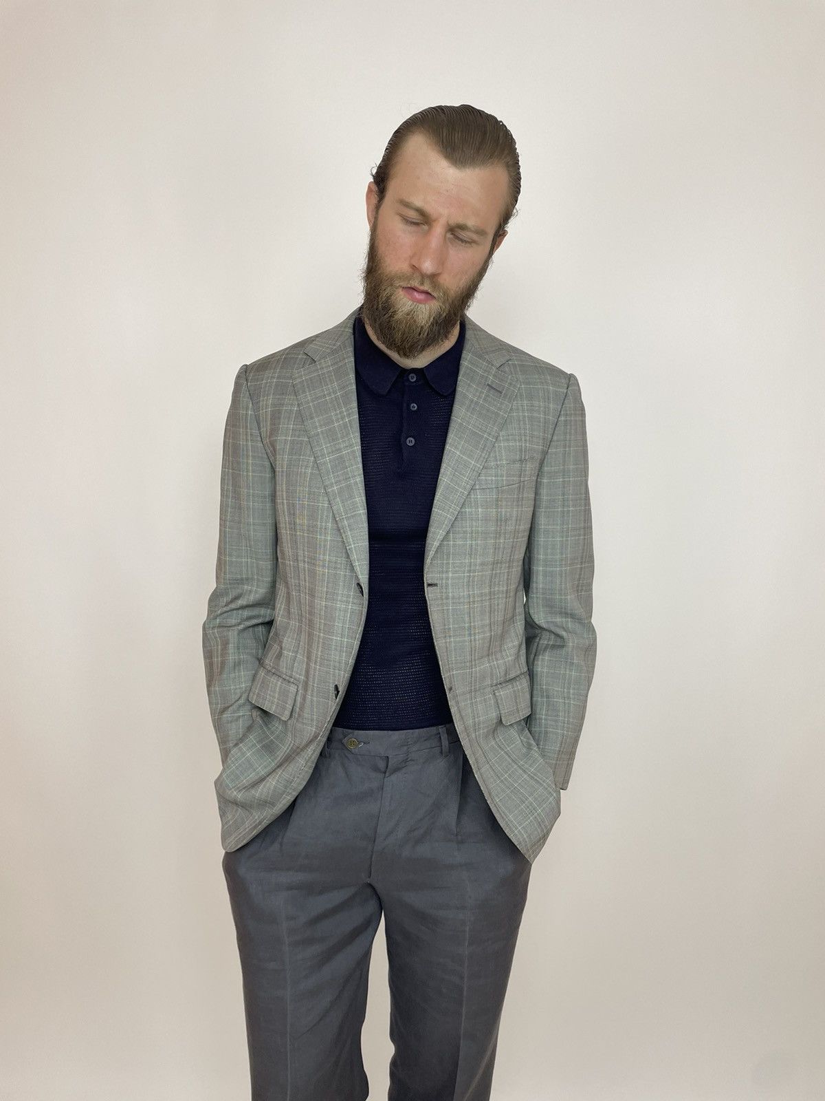 Suitsupply SUITSUPPLY Mens Blazer super 130's Wool size 50 Size 50R - 4 Thumbnail