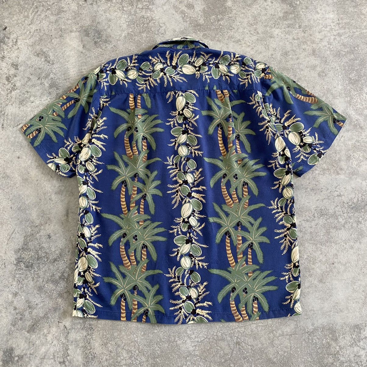 Diamond Head × Vintage VTG Diamond Head Coconut Tree Border Print Rayon Shirt Size US M / EU 48-50 / 2 - 10 Thumbnail