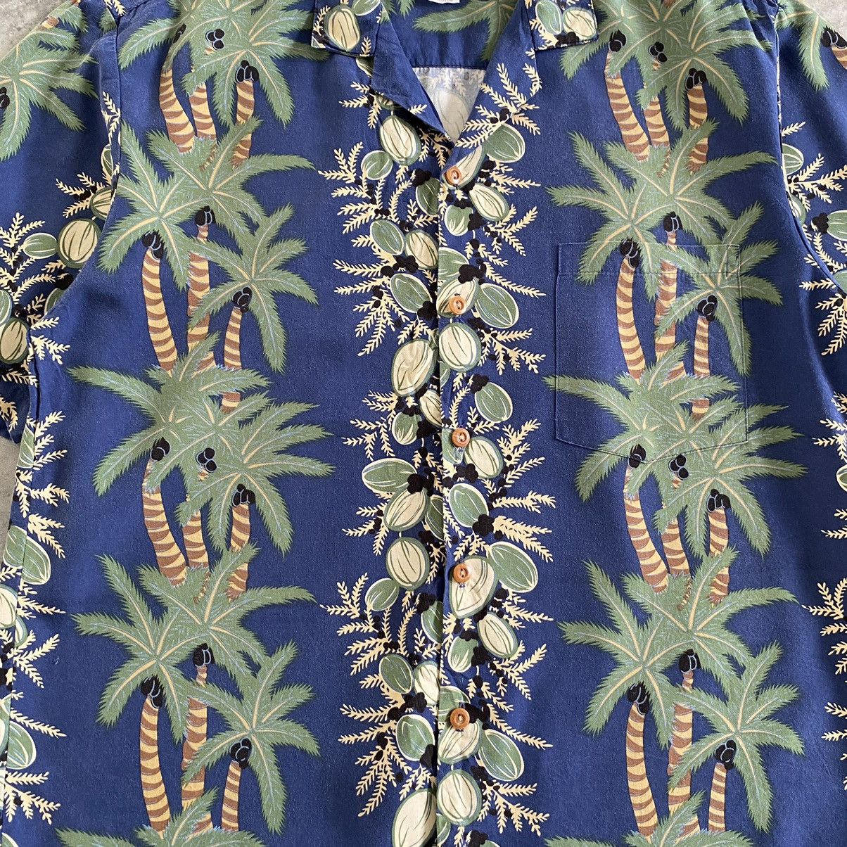 Diamond Head × Vintage VTG Diamond Head Coconut Tree Border Print Rayon Shirt Size US M / EU 48-50 / 2 - 8 Thumbnail