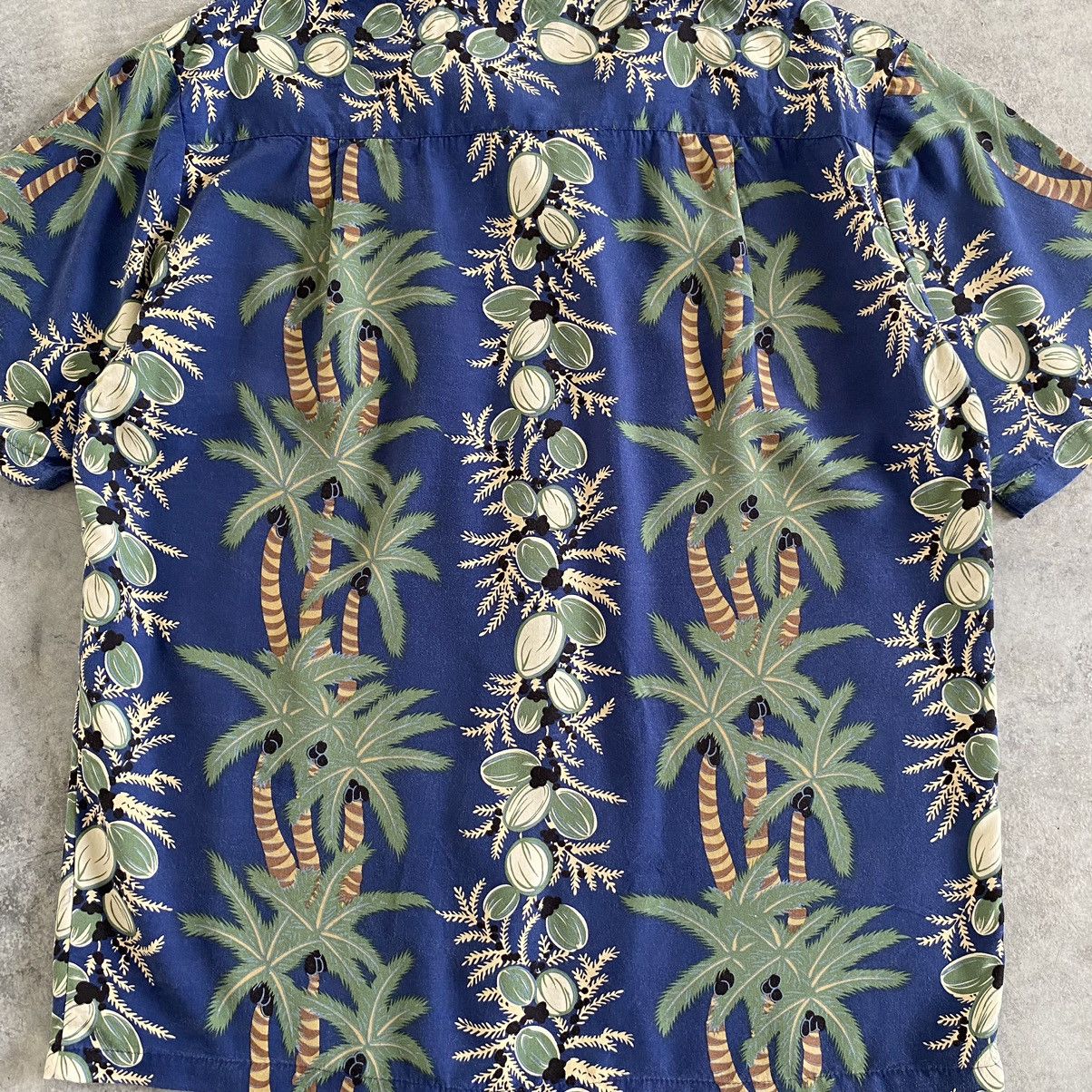 Diamond Head × Vintage VTG Diamond Head Coconut Tree Border Print Rayon Shirt Size US M / EU 48-50 / 2 - 12 Thumbnail