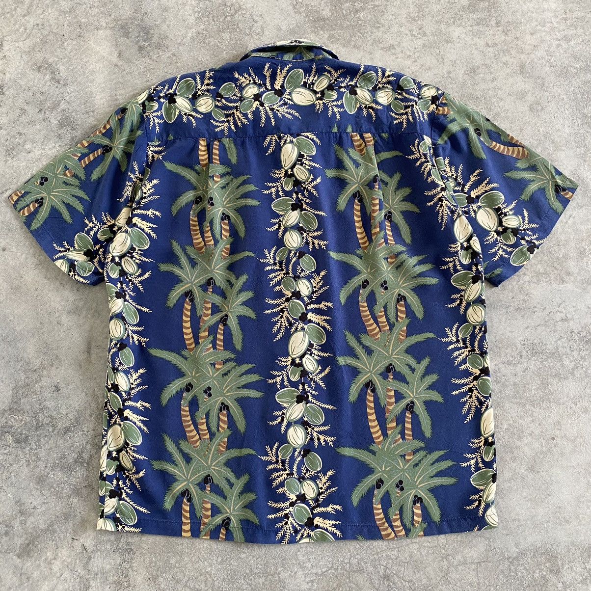 Diamond Head × Vintage VTG Diamond Head Coconut Tree Border Print Rayon Shirt Size US M / EU 48-50 / 2 - 11 Thumbnail