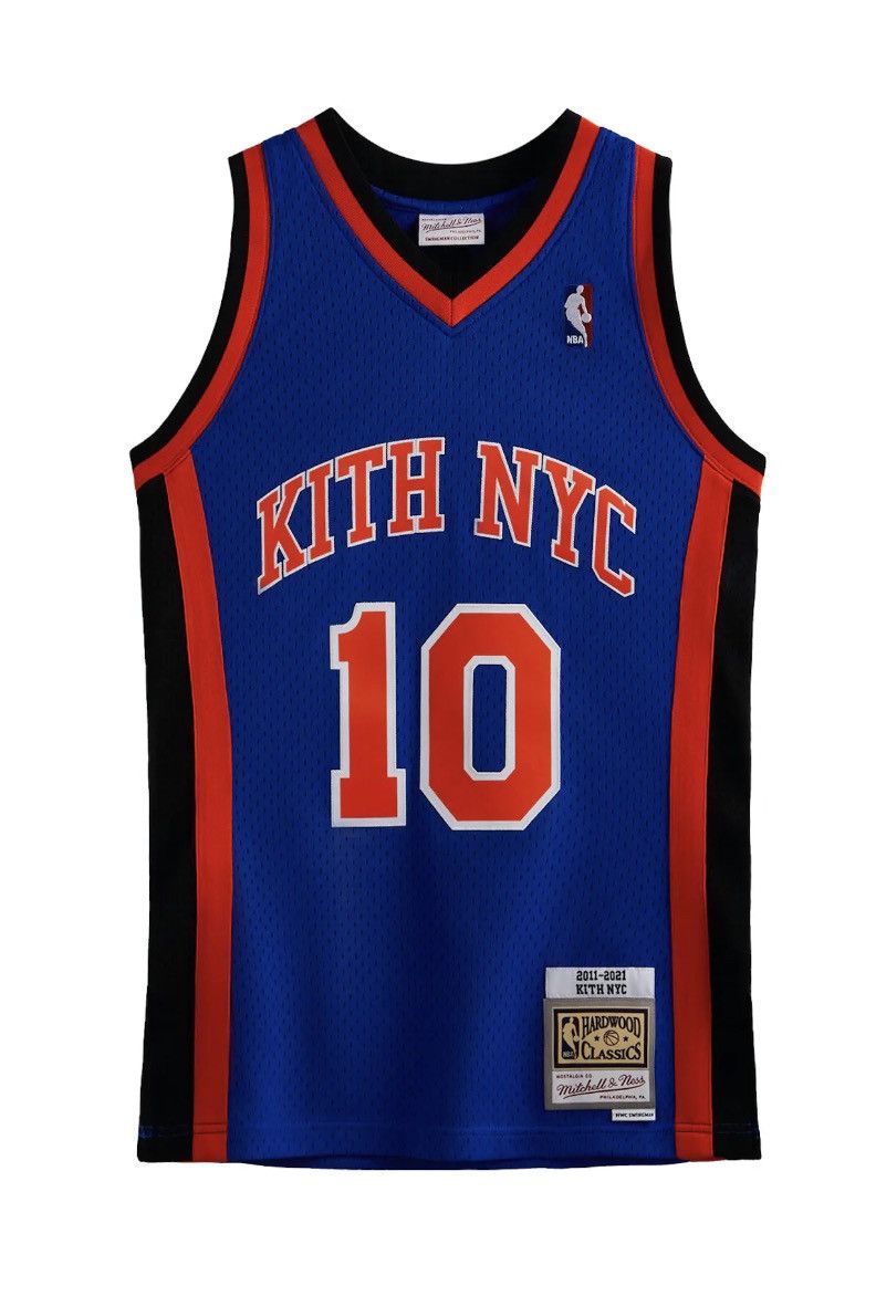 Kith × Mitchell & Ness Kith Knicks Mitchell & Ness Jersey sz XL Size US XL / EU 56 / 4 - 1 Thumbnail