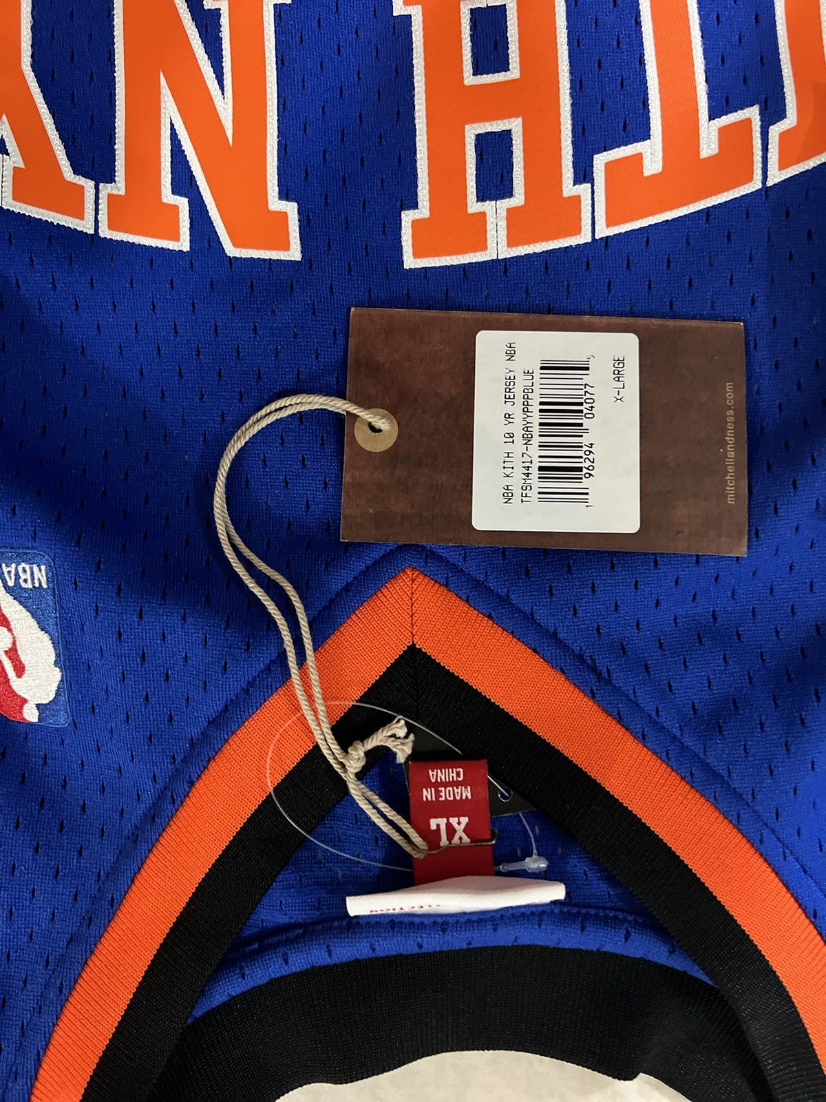 Kith × Mitchell & Ness Kith Knicks Mitchell & Ness Jersey sz XL Size US XL / EU 56 / 4 - 5 Thumbnail